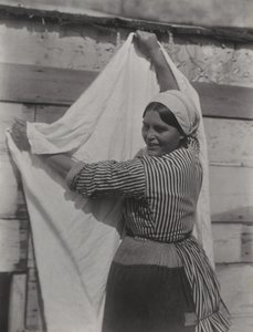 Vaske-dag, Katwyk af Alfred Stieglitz