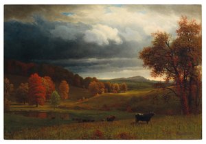 Efterårslandskab: Catskills af Alfred Thompson Bricher