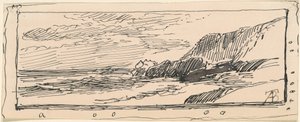 Klippekysten af Alfred Thompson Bricher
