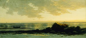 Seascape (olie på lærred) af Alfred Thompson Bricher