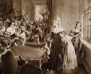 The Tuileries, 20. juni 1792, illustration fra 