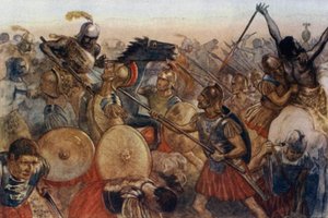 Slaget ved Trasimene-søen, Italien, Anden Puniske Krig, 217 f.Kr