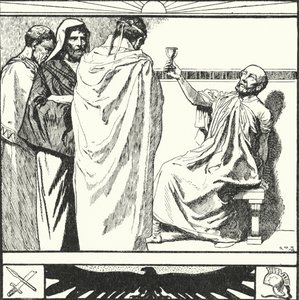 Hannibal begår selvmord ved at tage gift, c181 f.Kr