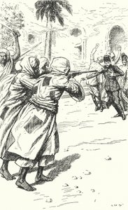 Mord på general Charles George Gordon af Mahdisterne, Khartoum, Sudan, 1885