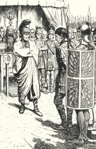 Den romerske kejser Theodosius den Store dømte Magnus Maximus til døden for hans del i mordet på Gratian, 388
