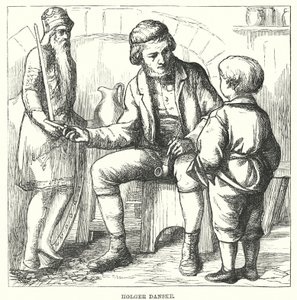 Hans Christian Andersen: Holger Danske (litho) af Alfred Walter (after) Bayes