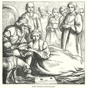 H.C. Andersen: Springeren (litografi) af Alfred Walter (after) Bayes