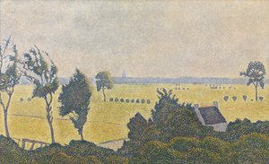 Landskab i Vestflandern af Alfred William (1854-1930) Finch