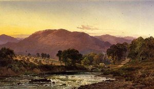 Tæt på Llangollen Pass, North Wales af Alfred de Breanski