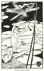 Illustration til The Water-Babies af Charles Kingsley (litografi) af Alice Bolingbroke (after) Woodward