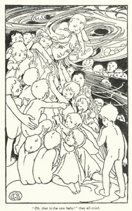 Illustration til The Water-Babies af Charles Kingsley (litografi) af Alice Bolingbroke (after) Woodward