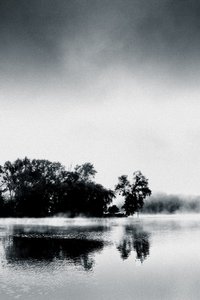 Boissy Morning, 2017 (håndmalet fotografi)
