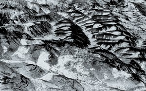 Over Nevada, 2018 (håndmalet fotografi)