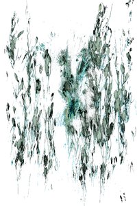 Whispers of the Stream, 2017 (håndmalet fotografi)