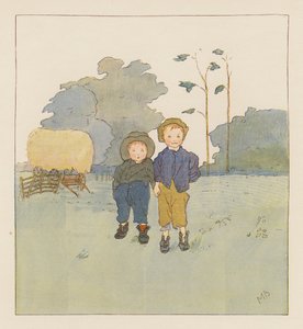 Søger eventyr (farvelitografi)