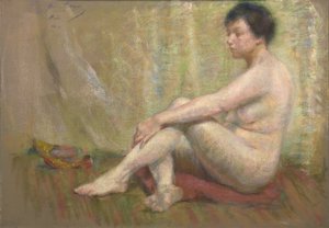 Mellem positurer af Alice Pike Barney