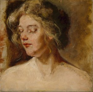 Blond Studio Model, slutningen af det 19.-begyndelsen af det 20. århundrede.