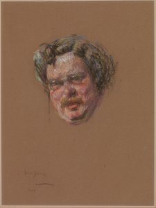 Gilbert K. Chesterton af Alice Pike Barney
