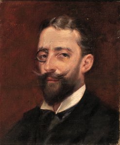 Mand med monokel, ca. 1887-1889.