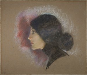 Vamp af 1900 (Lottie Stein) af Alice Pike Barney