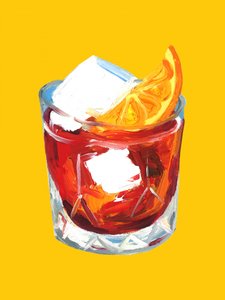 Forfriskende rød aperitif af Alice Straker
