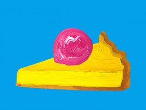 Farverig Pie-popkunst af Alice Straker
