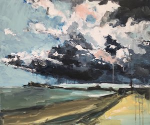 Storm over kysten af Alice White