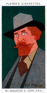 Augustus John, britisk maler, 1926. af Alick P. F. Ritchie