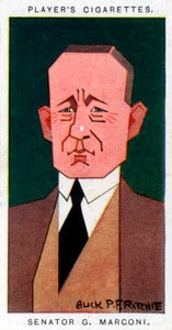 Guglielmo Marconi, italiensk opfinder, 1926.