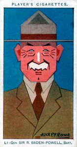 Robert Baden-Powell, 1. baron Baden-Powell, 1926. af Alick P. F. Ritchie