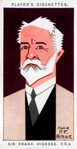 Sir Francis Bernard Dicksee, britisk maler, 1926. af Alick P. F. Ritchie