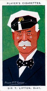 Sir Thomas Johnstone Lipton, 1. Baronet, britisk købmand og lystsejler, 1926 af Alick P. F. Ritchie