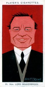 William Maxwell Aitken, 1. Baron Beaverbrook, statsmand og avisindehaver, 1926. af Alick P. F. Ritchie