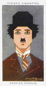 1926 Spillerens cigaretkort, der viser: Charlie Chaplin