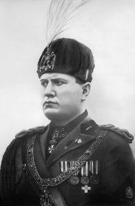 Benito Mussolini (s/h foto) af Fratelli Alinari