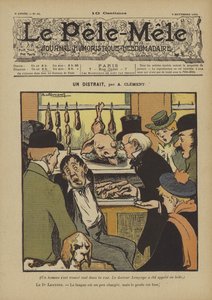 En distraheret. Illustration til Le Pele-Mele, 1902 af Aline Clement