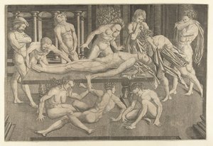 De bening van guttmelta de narni af Allaert Claesz. (attributed to)