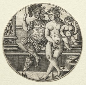 Mars, Venus og Amor, 1520