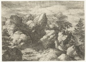 klippelandskab De spidse sten
