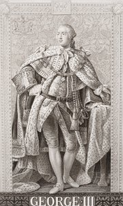 George III (1738-1820) fra `Illustrationer af engelsk og skotsk historie