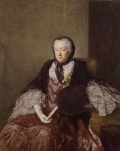 Portræt af fru Mary Martin, 1761 af Allan Ramsay