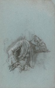 Studie til et portræt af en siddende herre af Allan Ramsay