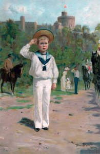 Edward, Prince of Wales, hylder farverne, 1902
