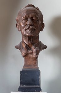 Skulptur af C R Ashbee, ca. 1929 af Allan Wyon