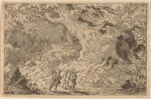 En tyk Skov af Allart van Everdingen