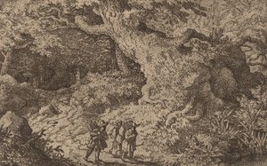 En tyk skov, sandsynligvis c. 16451656. af Allart van Everdingen
