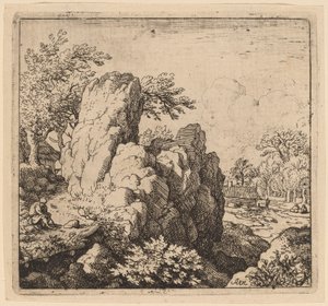 Stor klippe af Allart van Everdingen