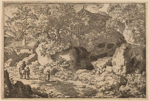 Bonde til Hest, formentlig ca. 16451656. af Allart van Everdingen