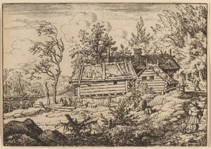 Pilgrim med hund, sandsynligvis ca. 16451656. af Allart van Everdingen
