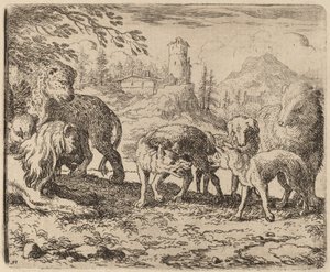 Reynard Condemned, sandsynligvis ca. 16451656. af Allart van Everdingen